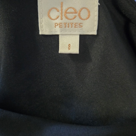 ⭐️Cleo Black Midi Dress With Lace Trim Size 8 - Picture 5 of 5